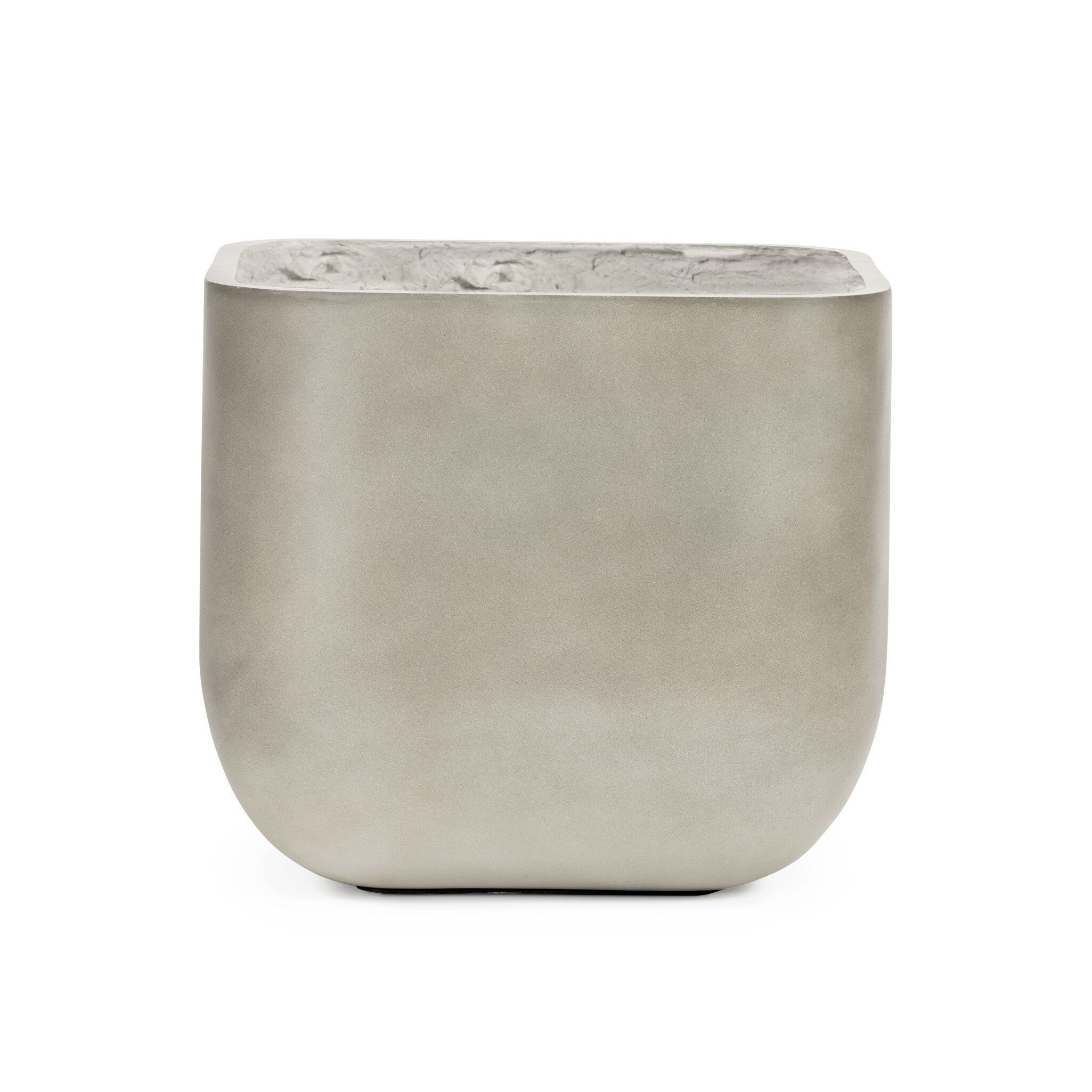 Ivan Square Planter - Grey Concrete - Image 4