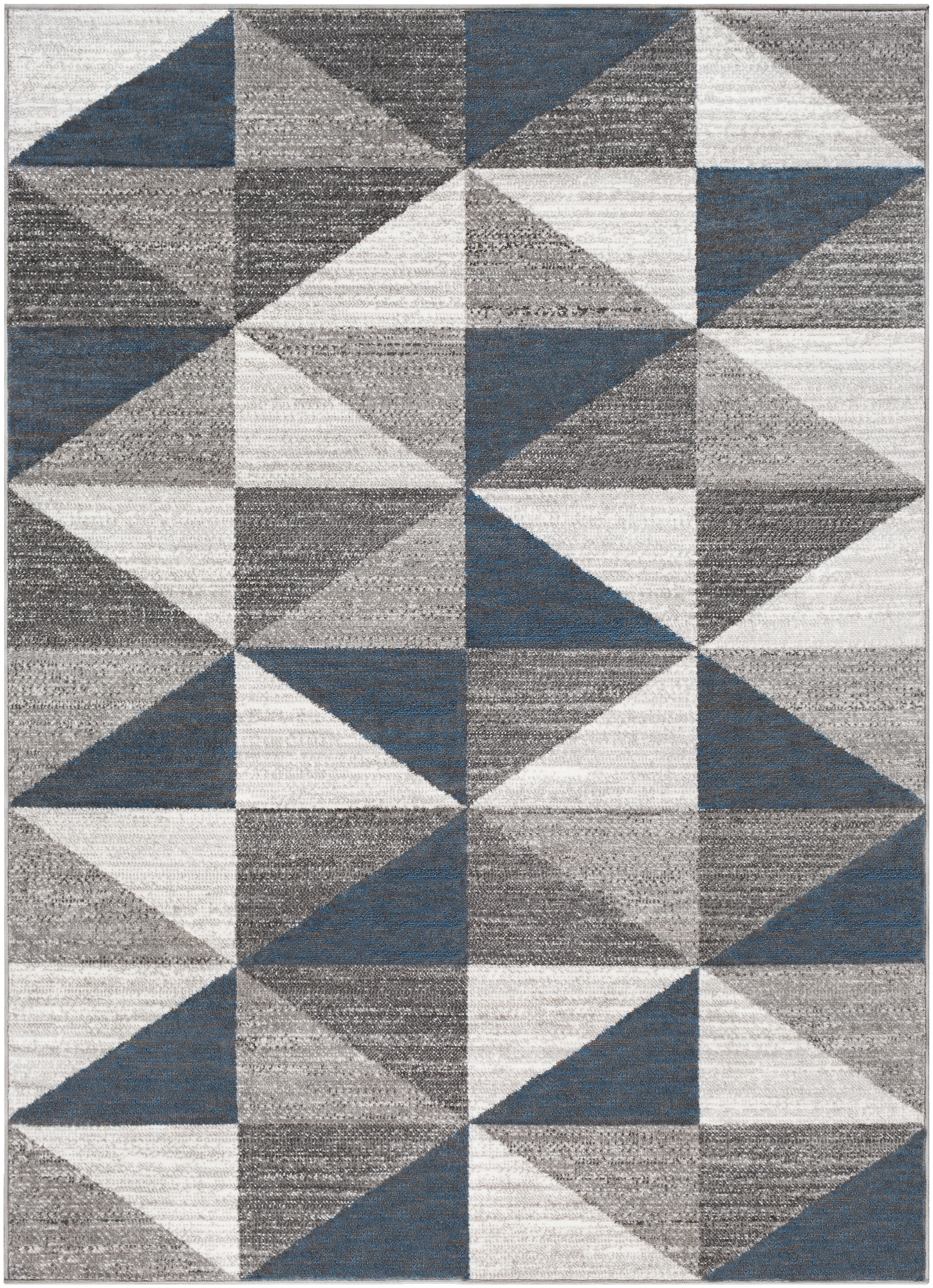 Monte Carlo Gray Indoor 5'3" x 7'3" Machine Woven Rug - Image 0