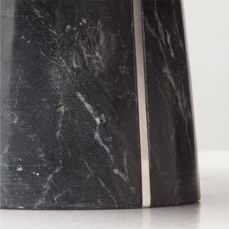 Cyloh Black Marble Pedestal Cake Stand - Image 2