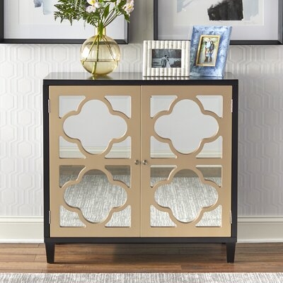 Musselwhite 2 Door Mirrored Accent Cabinet - Image 0