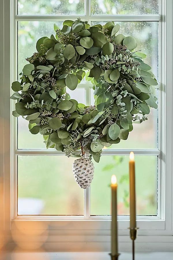 Fresh Eucalyptus Mix Wreath - Image 0