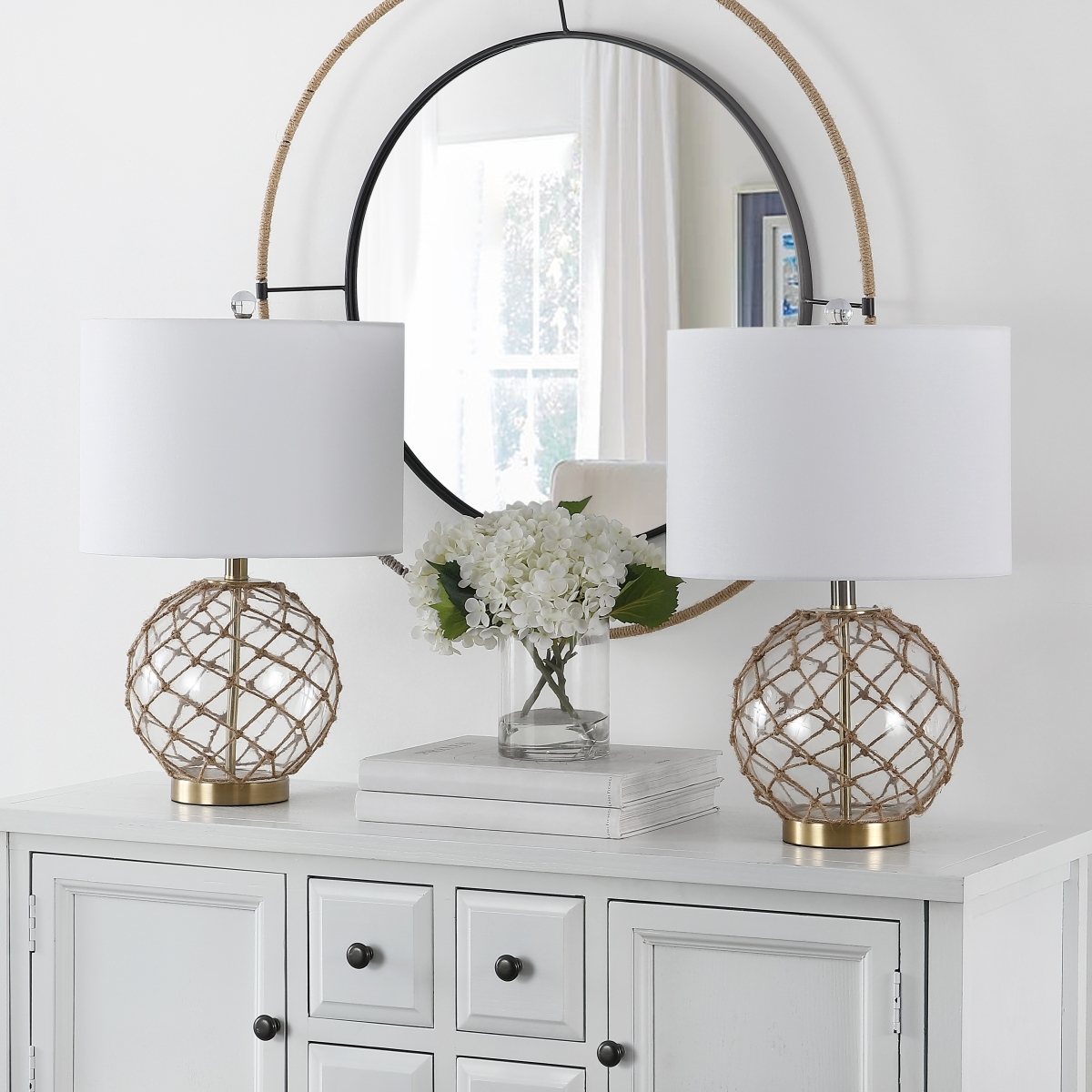 Gremeli 22" Table Lamp - Natural/Clear - Image 1