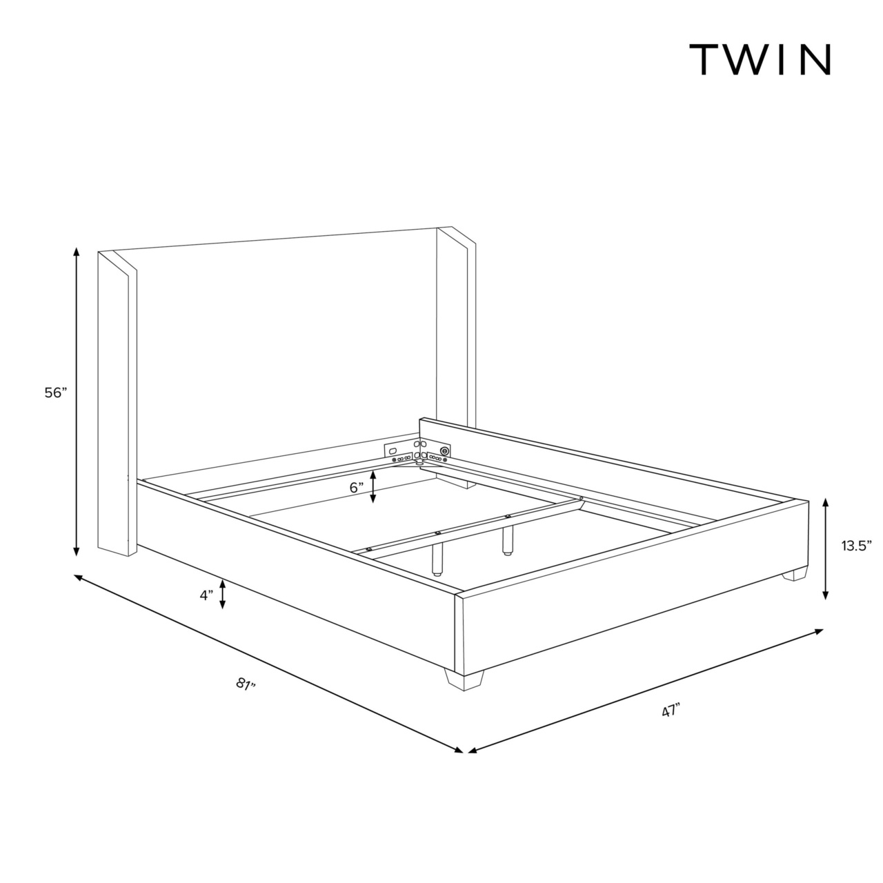 Rhys Bed - Image 6