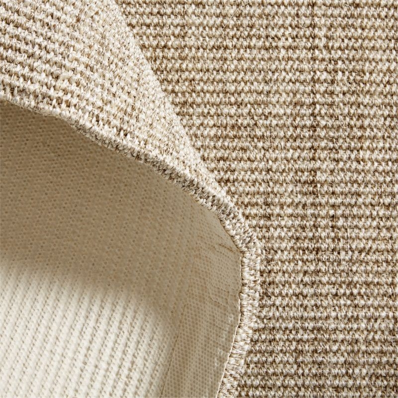 Sisal Linen Beige Area Rug 6'x9' - Image 1