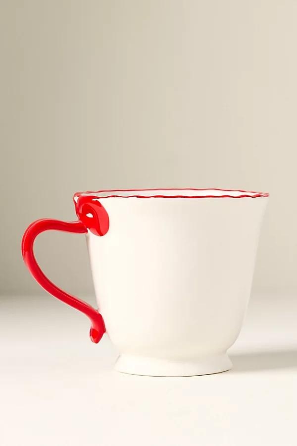 Benedita Bow Stoneware Mug - Image 0