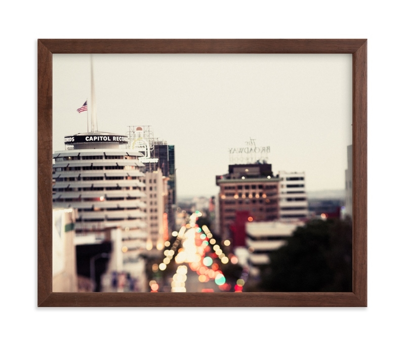 Capitol Records At Dusk Limited Edition Fine Art Print 1 - Image 0