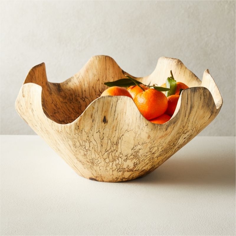 Bloom Tamarind Wood Bowl - Image 1