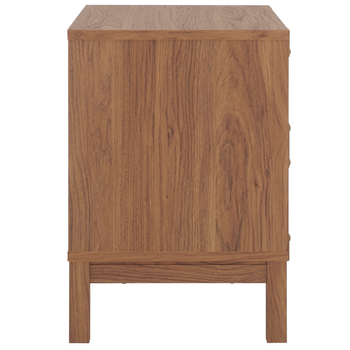 Galio 2 Drawer Nightstand - Oak / Gold - Safavieh - Image 6