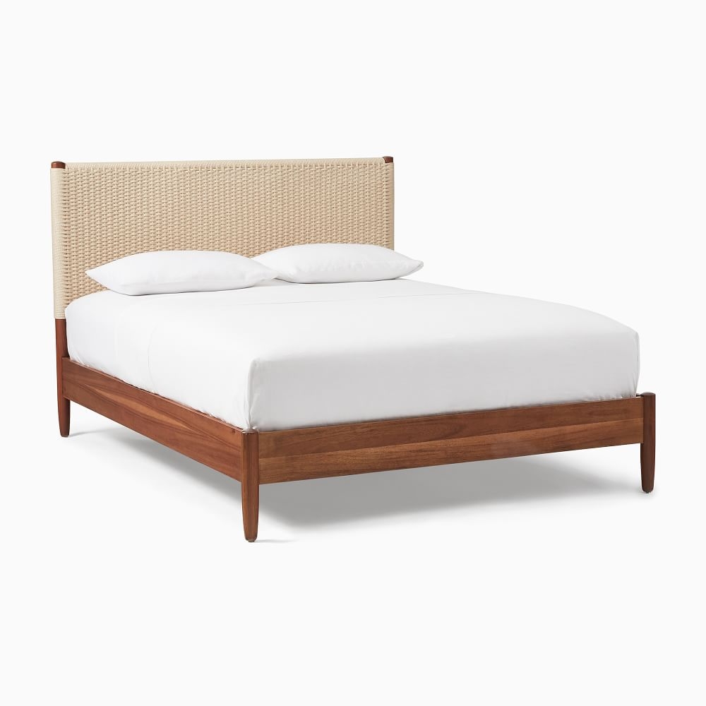 Chadwick Woven Bed, Queen, Cool Walnut - Image 0
