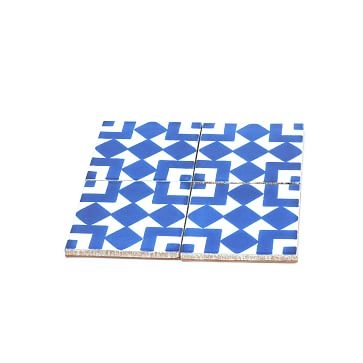 Talavera Tile C Ceramic And Cow Black And White Coasters - Image 1