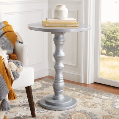 Willhite Solid Wood Pedestal End Table - Image 0