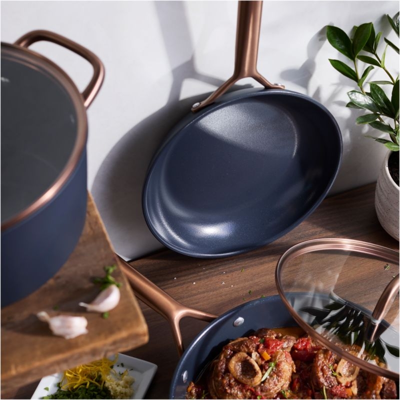 ZWILLING ® Milano Navy Ceramic Non-Stick 7-Piece Cookware Set - Image 4