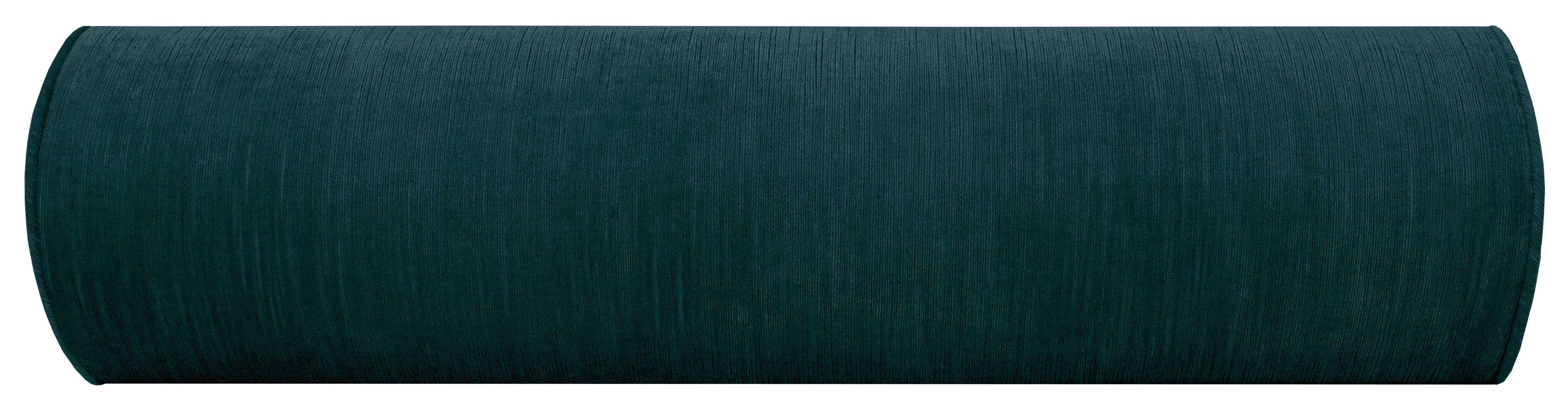 THE BOLSTER :: STRIE VELVET // HARBOUR BLUE - TWIN XL // 9" X 30" - Image 1