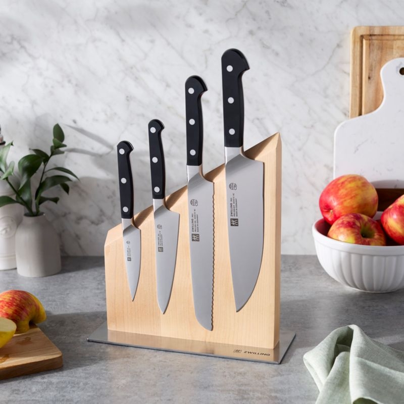 Zwilling Carbon 5-Piece Magnetic Knife Block Set - Image 2