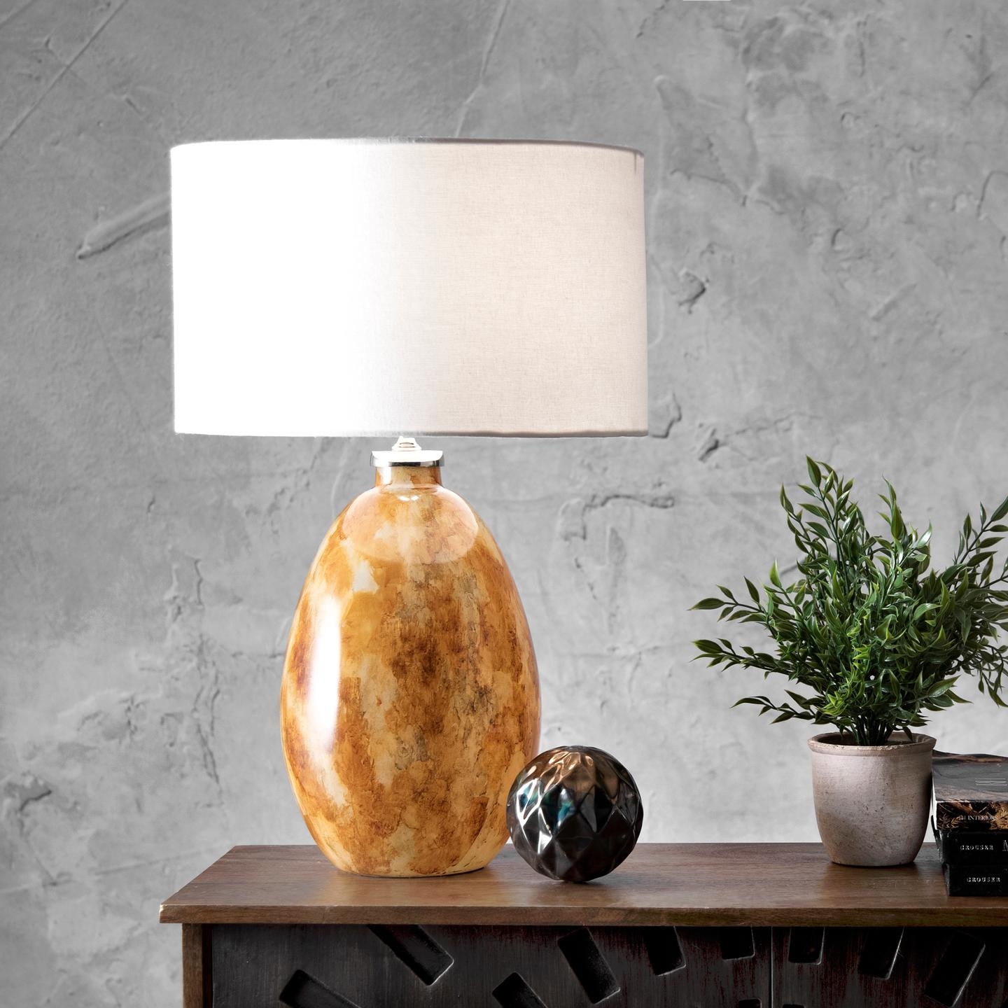  Clifton 22" Glass Table Lamp - Image 1