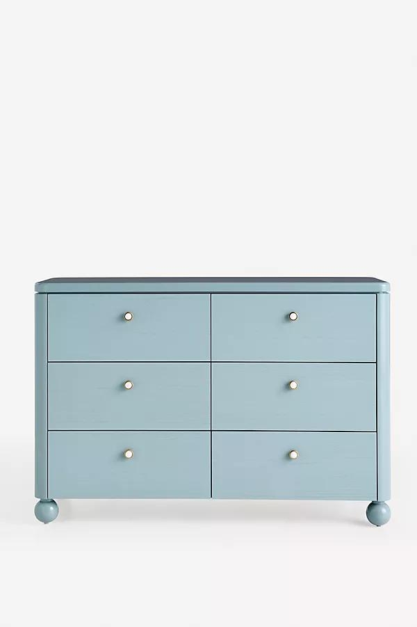 Tasha Lacquer Six-Drawer Dresser - Image 0