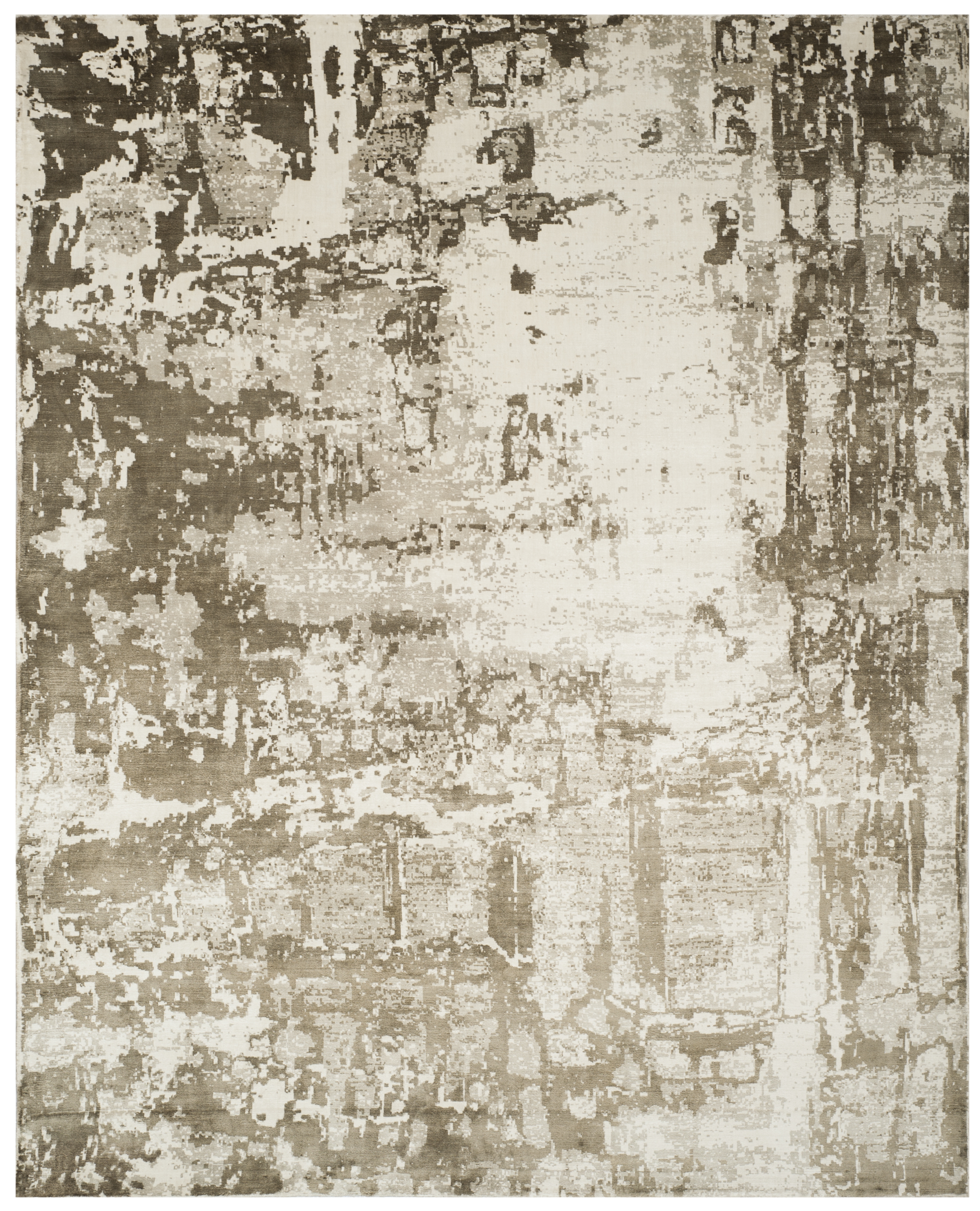 Arlo Home Hand Loomed Area Rug, MIR268B, Brown/Silver,  8' X 10' - Image 0