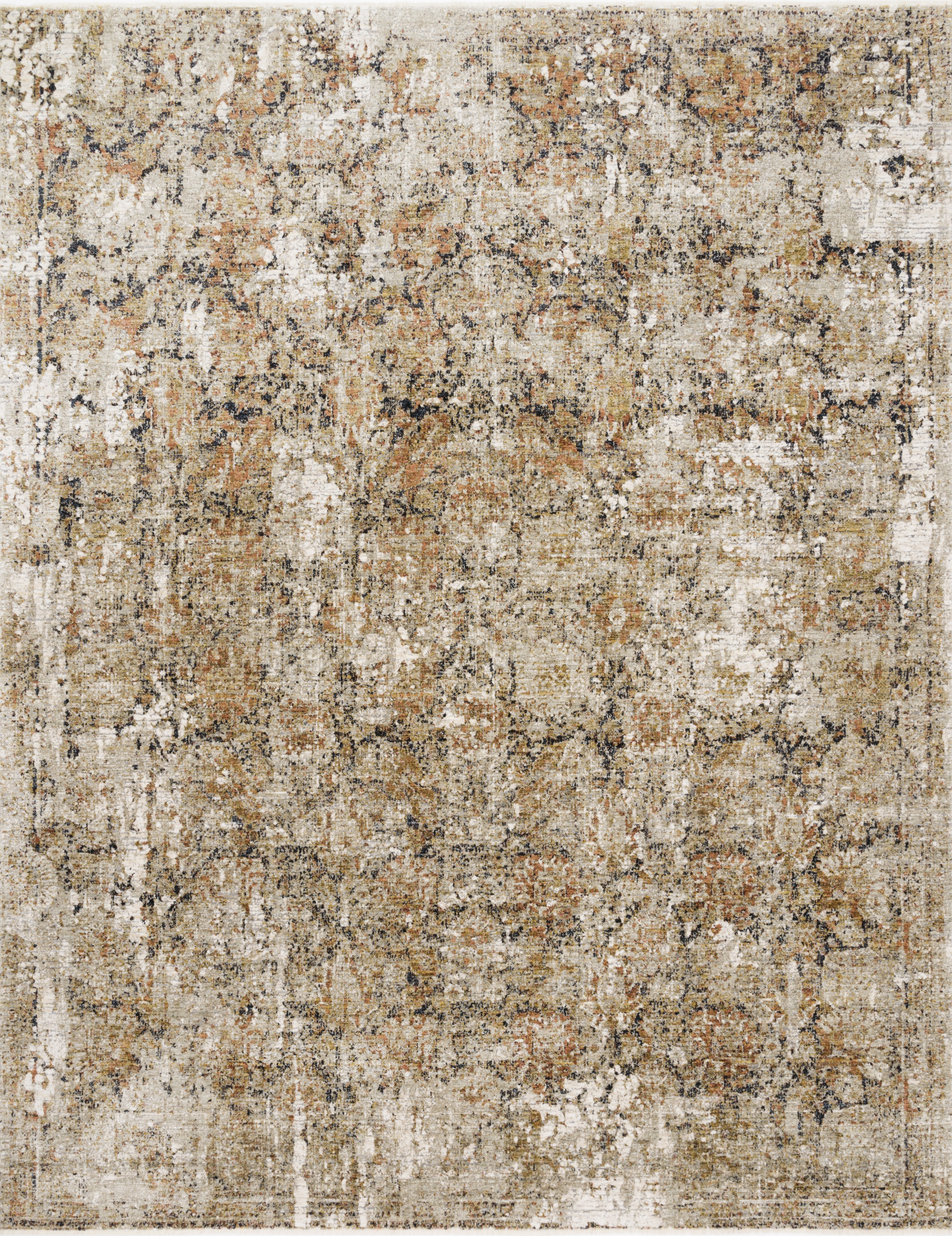 Loloi Theia Taupe / Gold 5'-0" x 8'-0" - Image 0