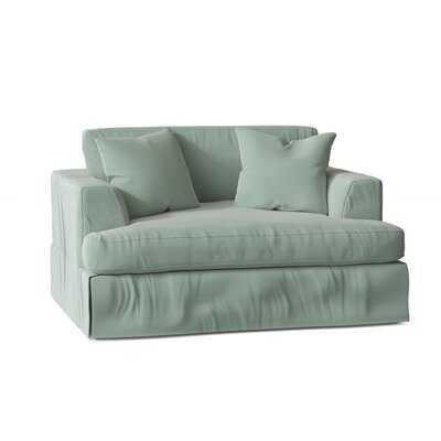Carly Slipcovered Armchair - Image 0