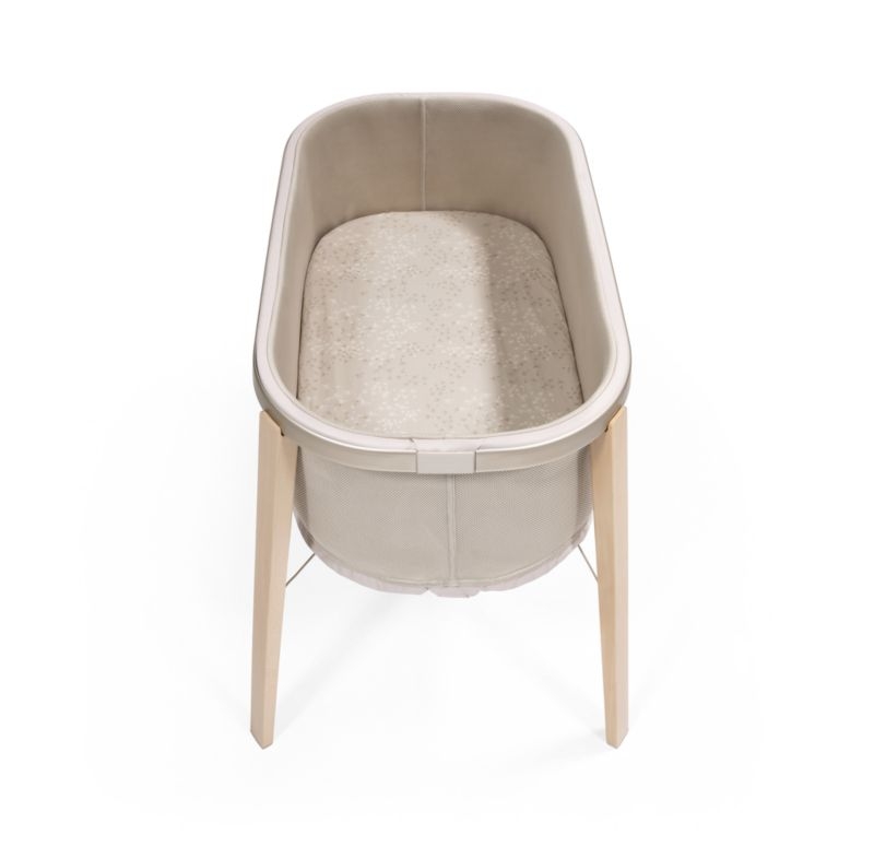 Stokke ® Snoozi ™ Sandy Beige Adjustable Baby Bassinet - Image 9