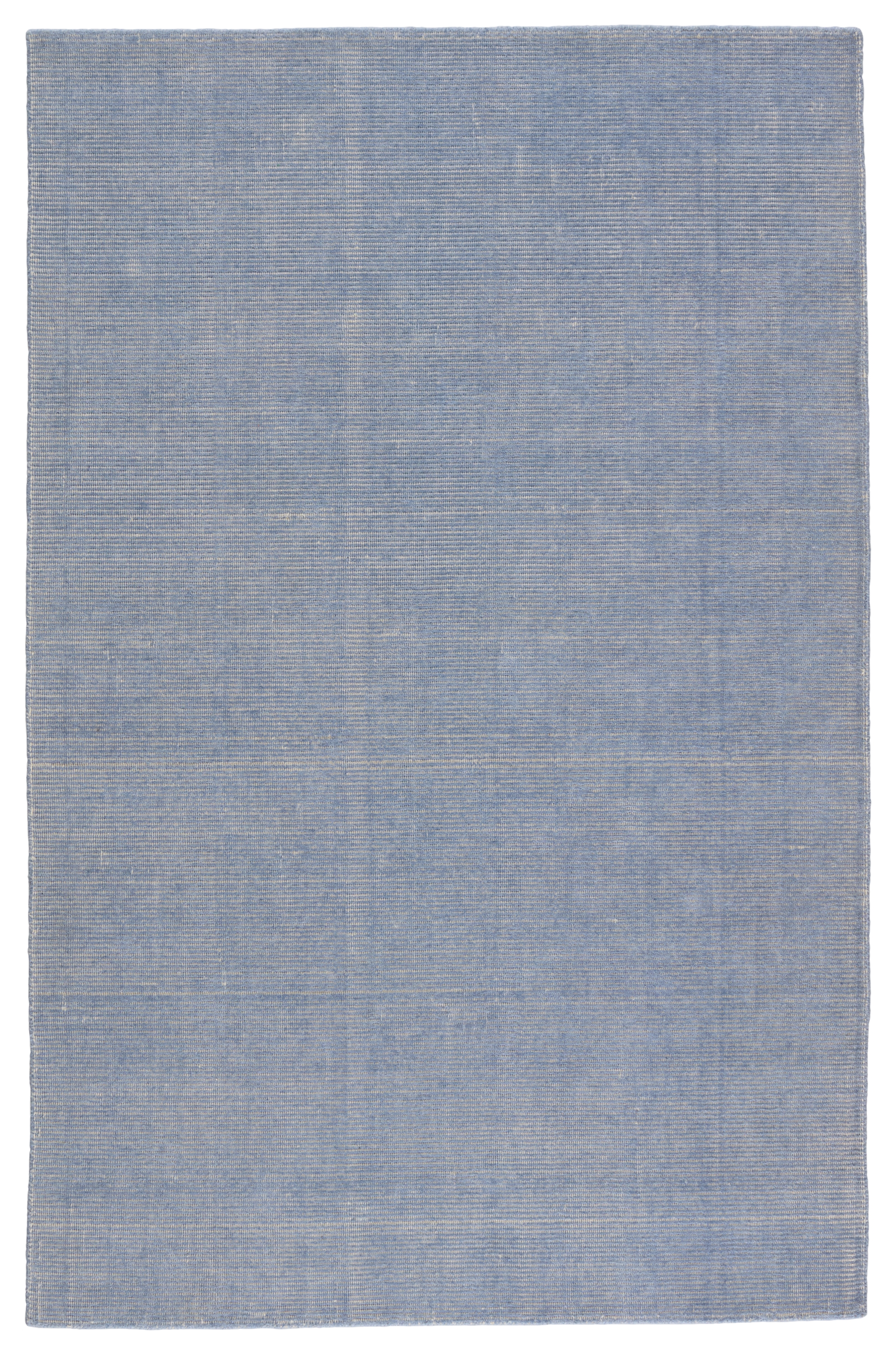 Danan Indoor/ Outdoor Solid Light Blue/ Cream Area Rug (4'X6') - Image 0