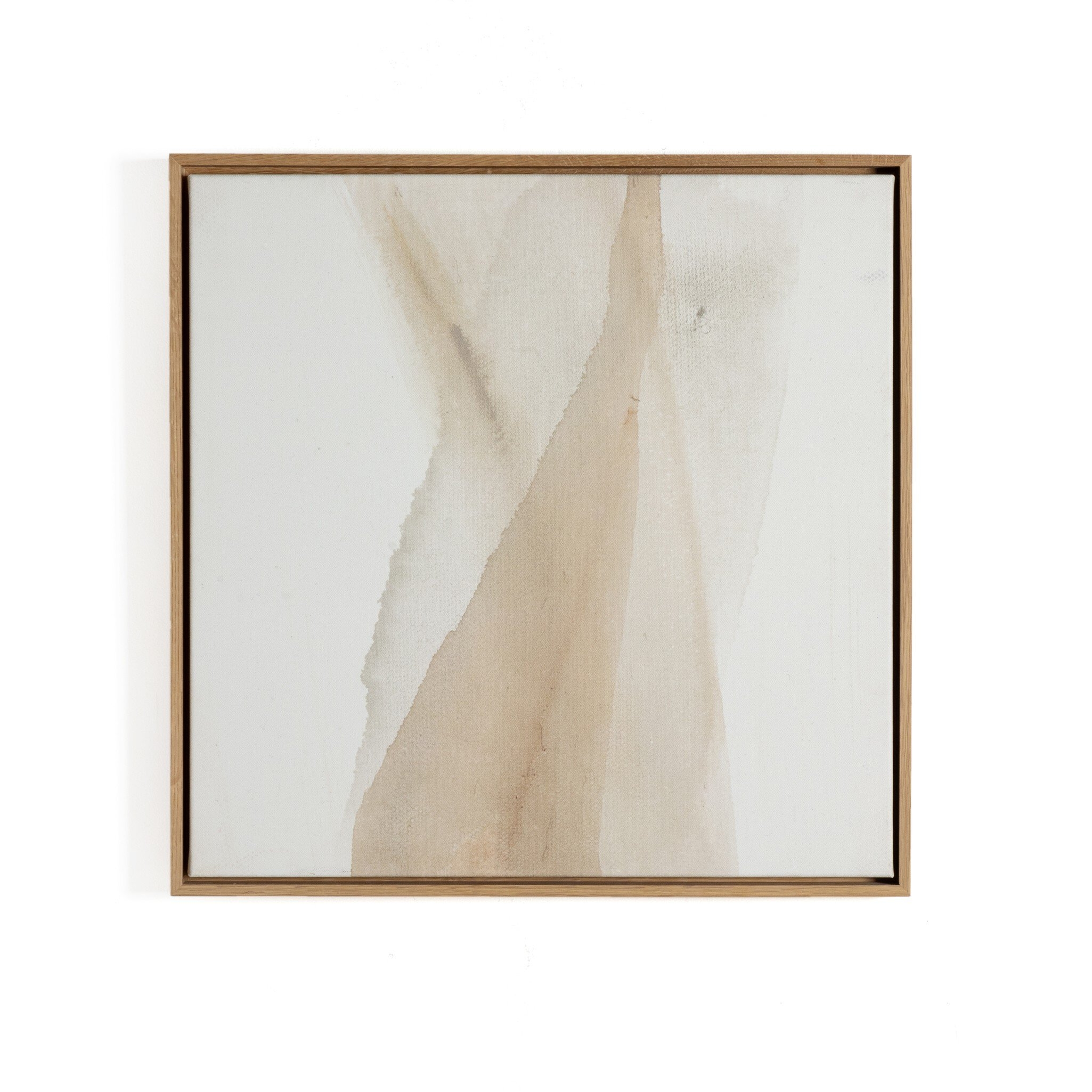 Wash Triptych by Jess Engle - Vertical Grain White Oak Floater - Image 2