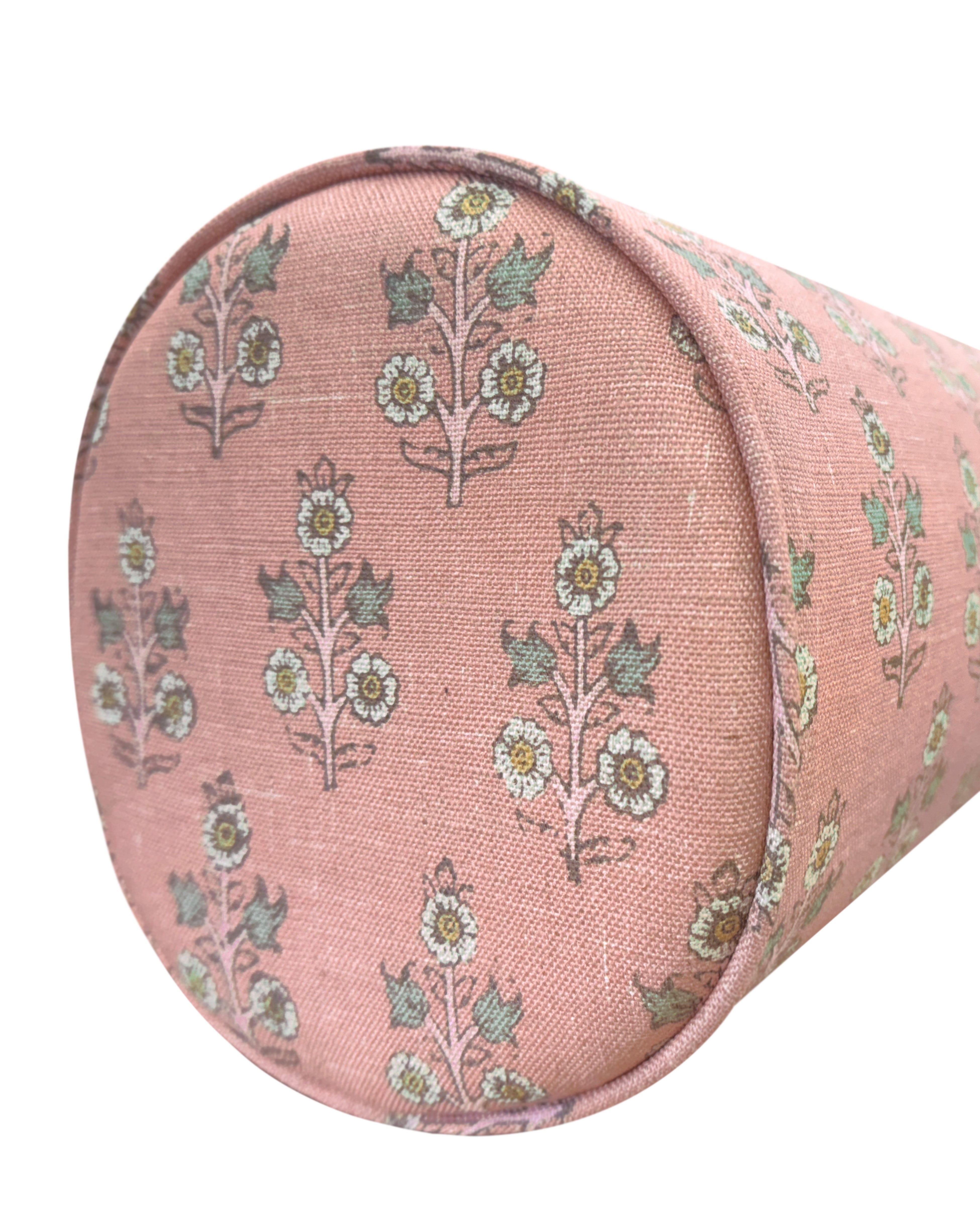 THE BOLSTER :: POPPY SPRIG // BLUSH | GP & J BAKER - TWIN XL // 9" X 30" - Image 1