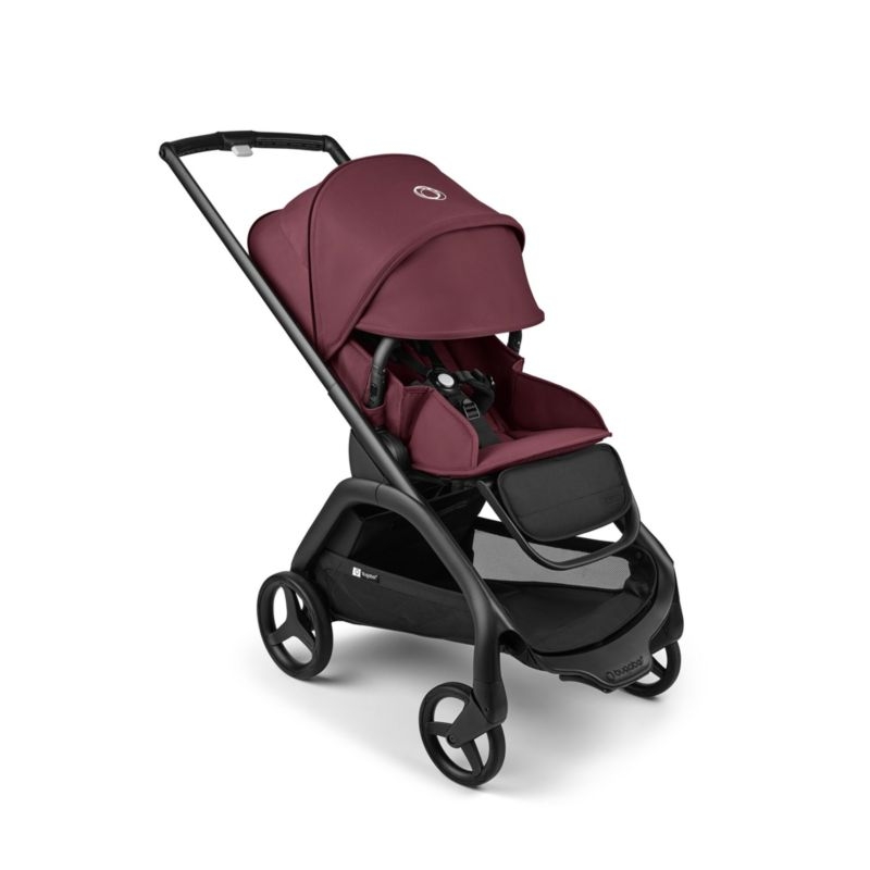 Bugaboo Dragonfly Seat & Bassinet Complete Dark Cherry Red with Black Frame Baby Stroller - Image 10