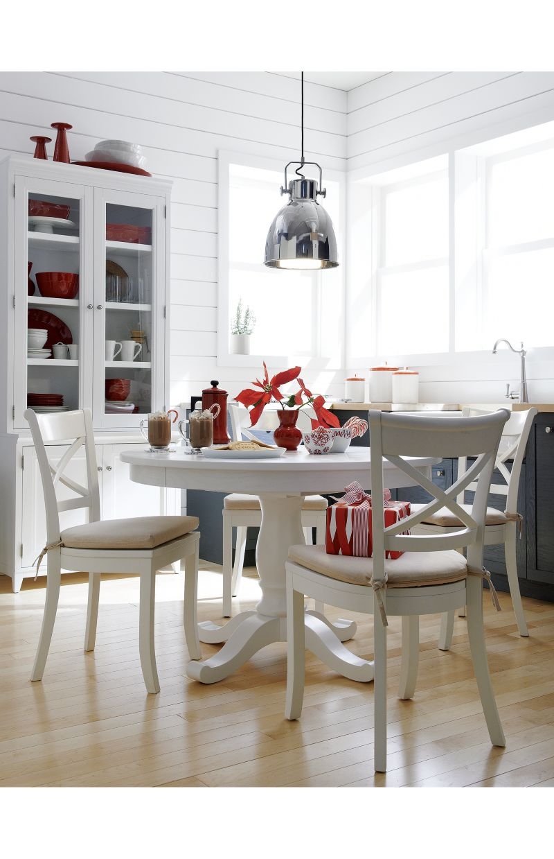 Vintner White Wood Dining Chair - Image 7
