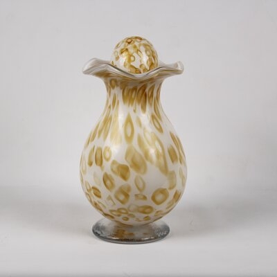 Tillson Gold/White Indoor / Outdoor Glass Jar - Image 0