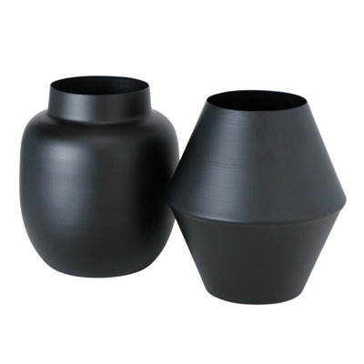 Modern Black Vases - Image 0