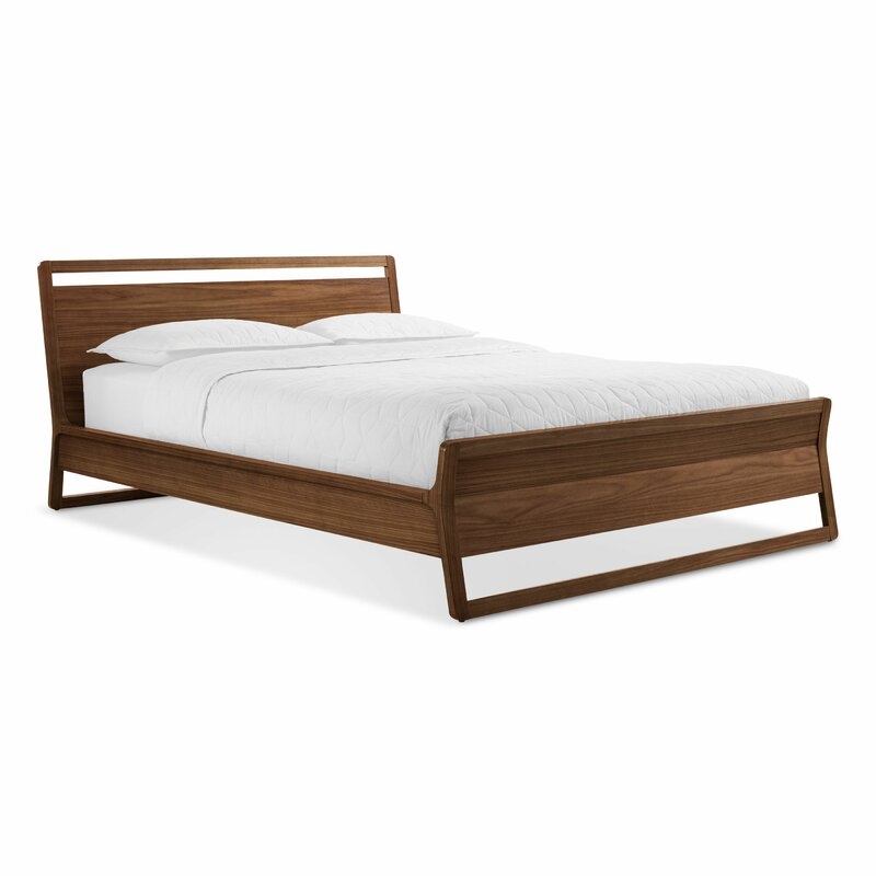 Blu Dot Woodrow Platform Bed Size: Twin, Color: Walnut - Image 0