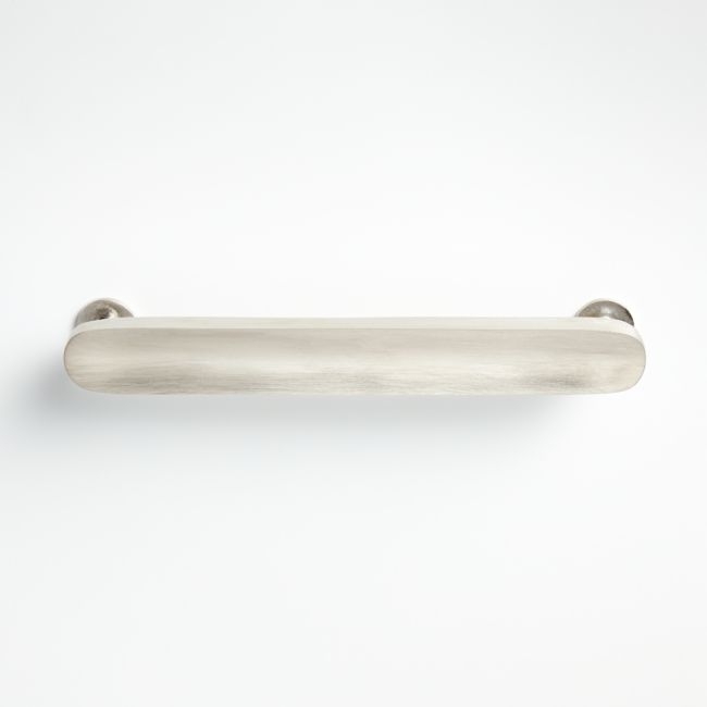 Oval 6" Brushed Nickel Bar Pull - Image 0