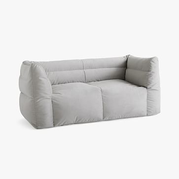 Carmen Sofa, Performance Velvet, Ink Blue, WE Kids - Image 3
