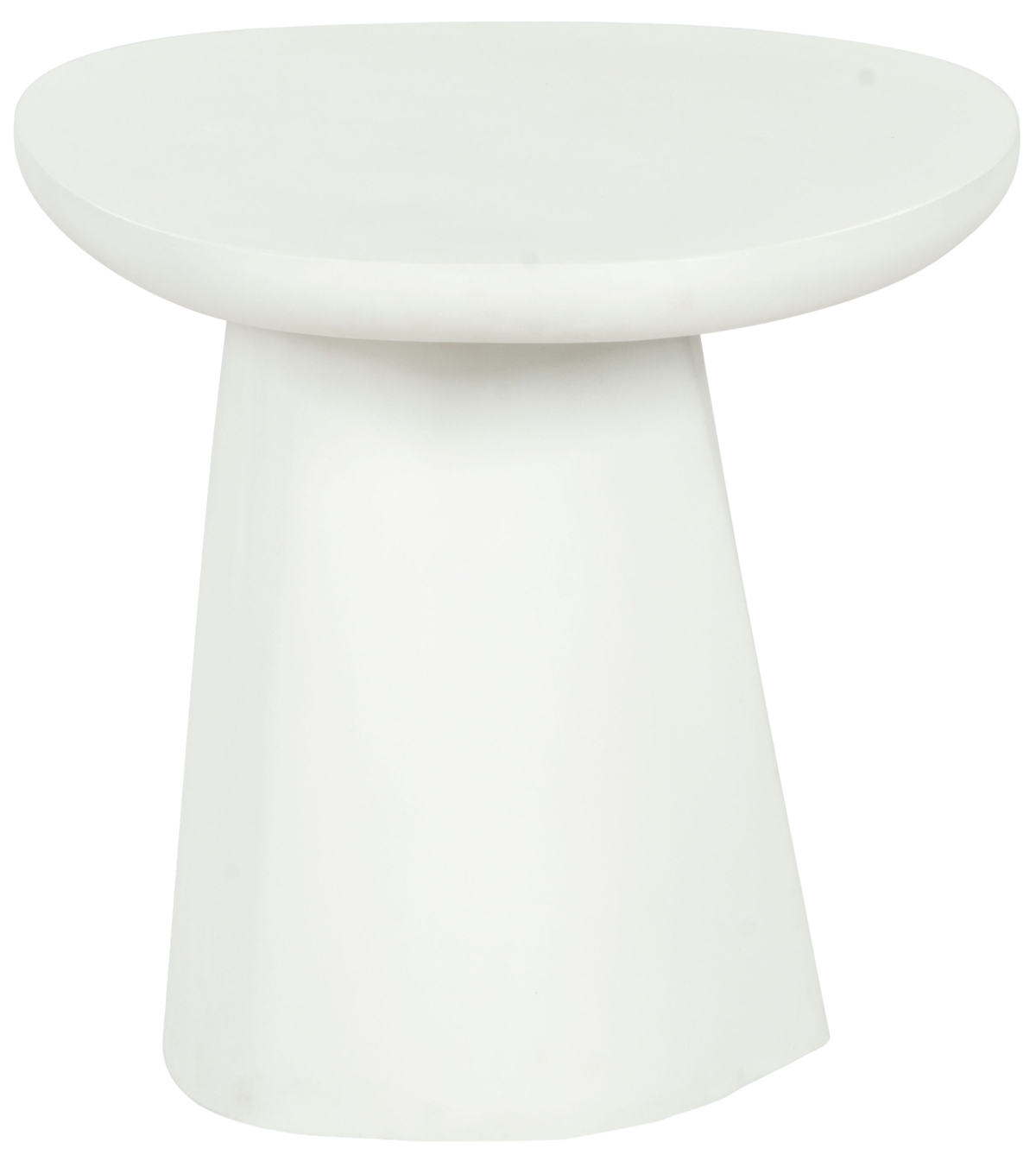 Jasbriella Concrete Accent Table - Ivory - Image 0