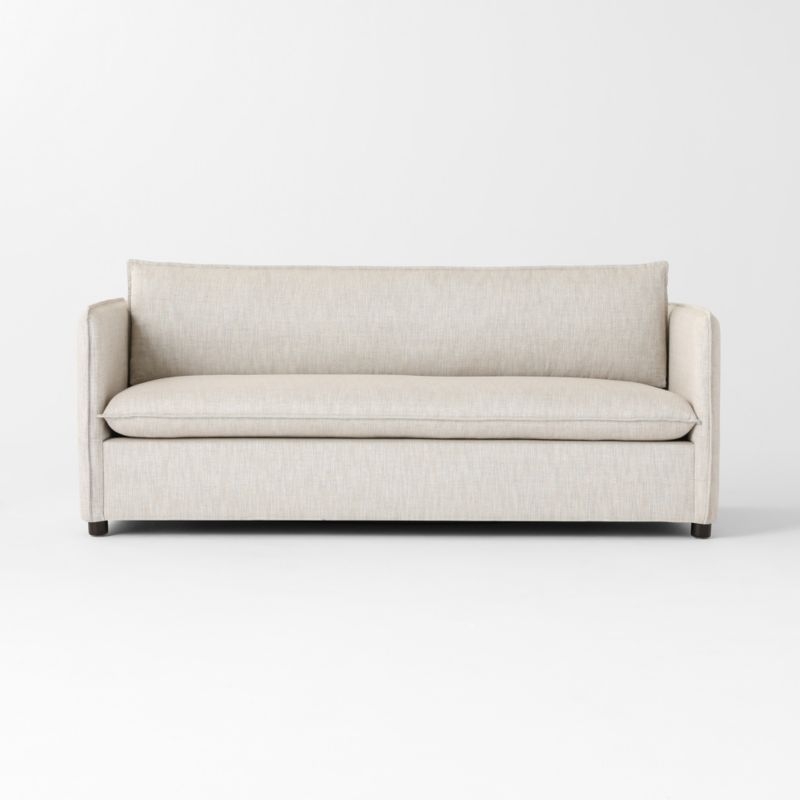 Corroy 78.25" Natural Linen Sleeper Sofa - Image 2