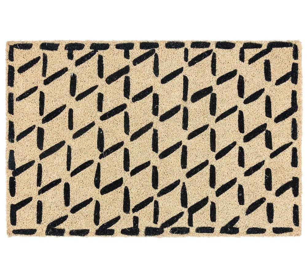 Illusion Doormat, 2 x 3', Black/Natural - Image 0