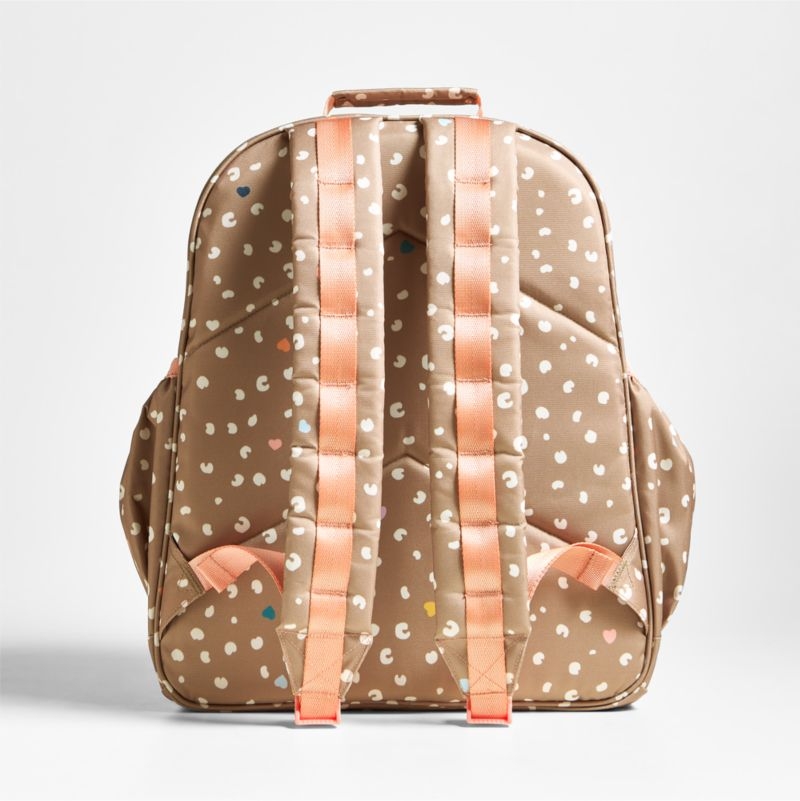 Dreamer Cheetah Charm Large Kids Backpack with Side Pockets - Image 3