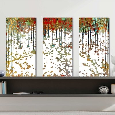"Exodus 16:4. Rain From Heaven" By Mark Lawrence 3 Piece Graphic Print Set On Canvas - Image 0