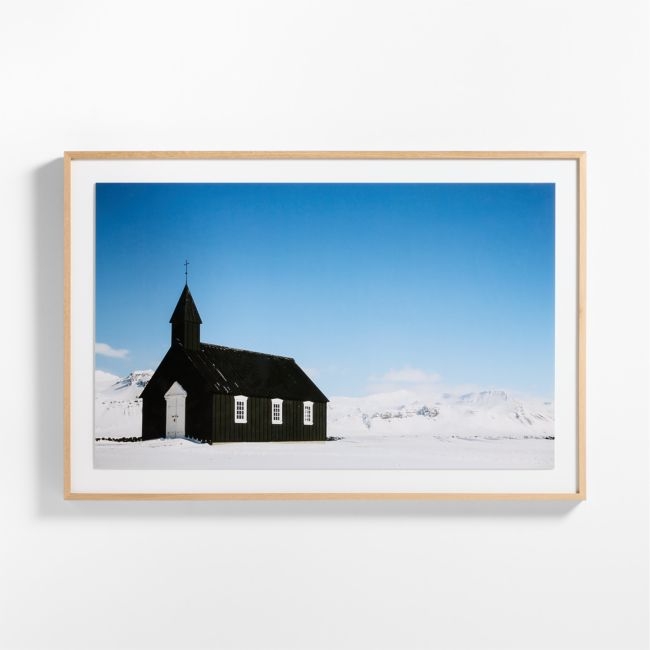 "Budir, Iceland" by Wesley and Emma Teague 60" x 40" Framed Photography Print - Image 0