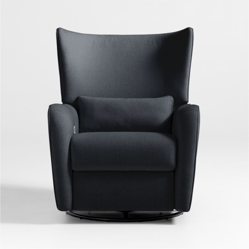 Aurora Midnight Blue Nursery Electronic Power Recliner with Nightlight - Image 8