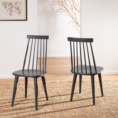Spindle Solid Wood Dining Chair set of 2 - Image 0