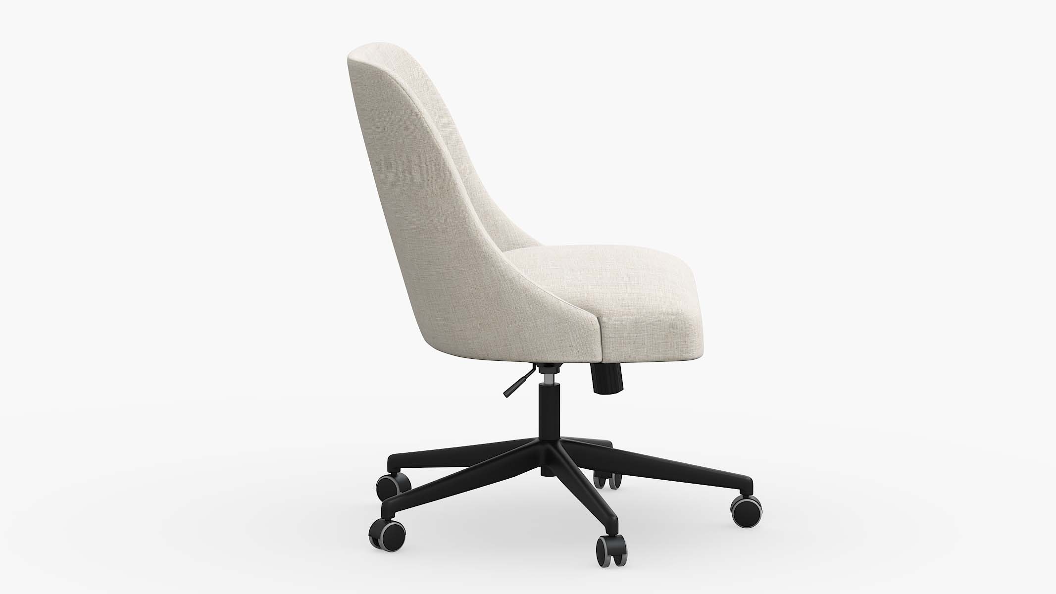 Tailored Task Chair, Talc Linen - Image 2