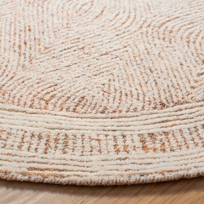 Cole Handmade Tufted Wool Ivory Area Rug - Image 0