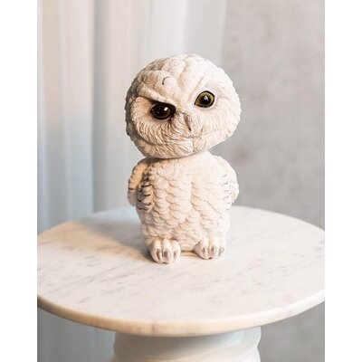 Steffes Chibi Angry Owl Standing Bobblehead Figurine - Image 0