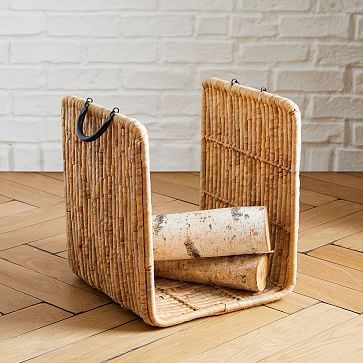 Woven Seagrass Log Basket, Medium - Image 0