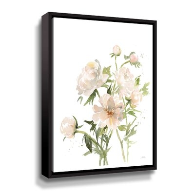 Peonies II Gallery Wrapped Floater-Framed Canvas - Image 0