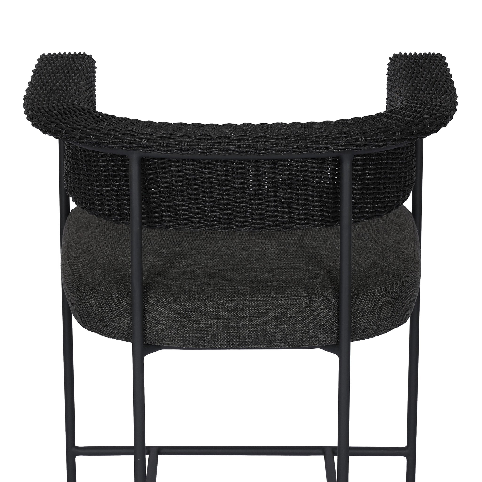 Carrie Outdoor Stool - Ellor Black - Image 11