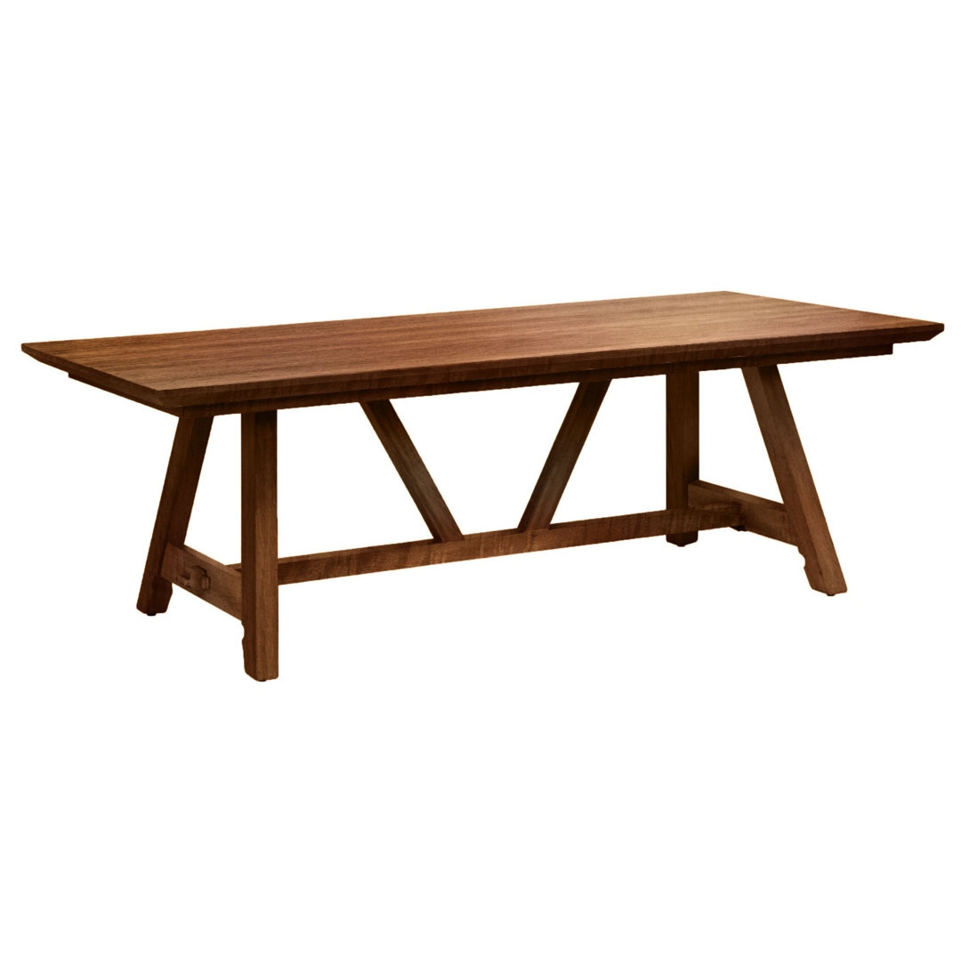 Woven Kelmscott Rustic Farmhouse Dining Table - Image 0