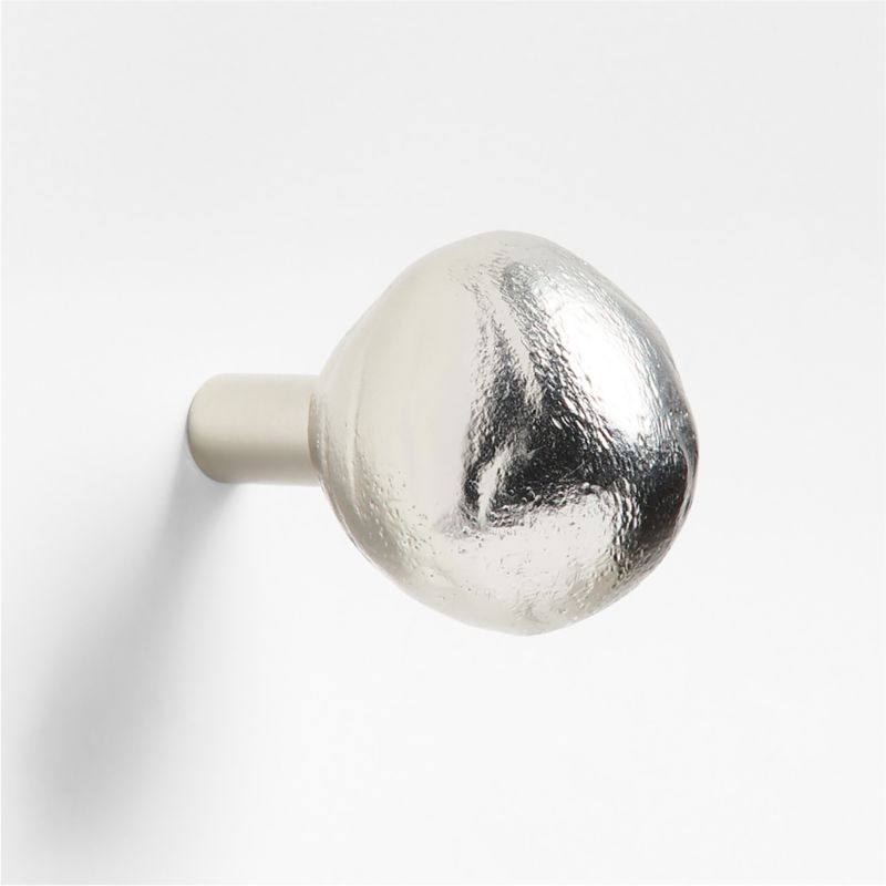 Forged Brushed Nickel Cabinet Knob - Image 1